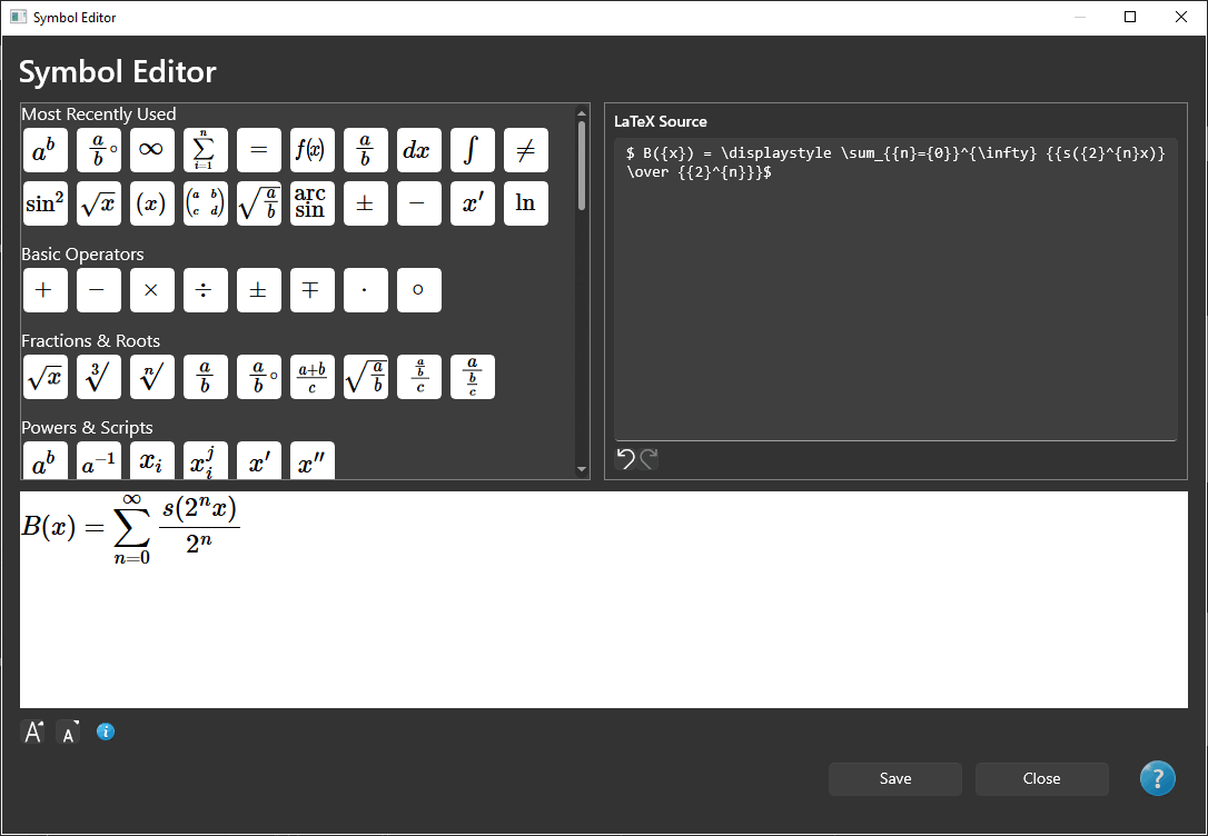 Symbol Editor
